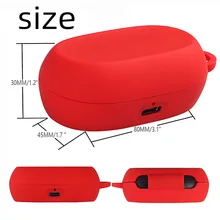 

Silicone Earphone Case For Jabra Elite7 Active Elite 7 pro Dust-proof Protective Wireless Bluetooth Earphone soft Cover Case