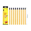 12pcs/Box HB 2B Log Pencil,Thickened Triangle,With Pencil Sharpener,Student Supplies Stationery 6700 5