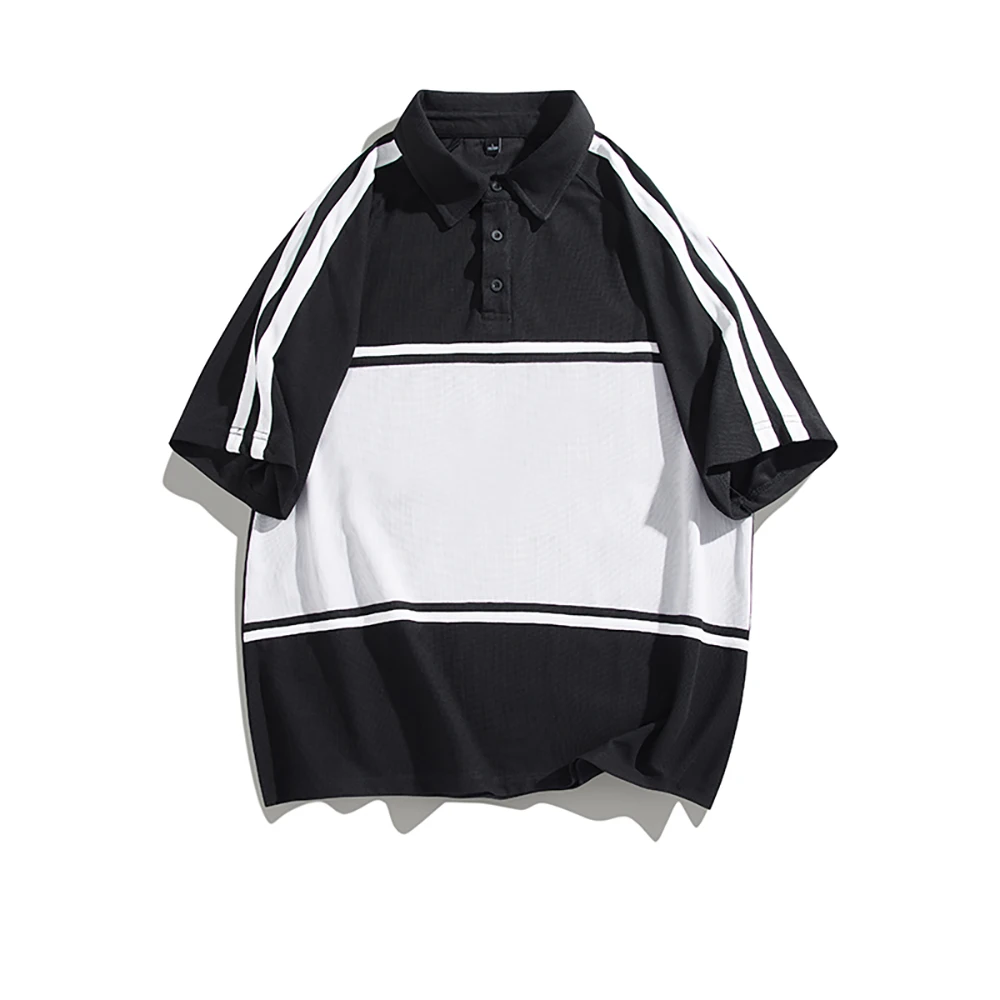 남성용 반팔 티셔츠, 루즈 라운드 넥, 캐주얼 탑 트렌드, 올 매치, 반팔 티셔츠, 도매 가능, 여름 패션 브랜드 