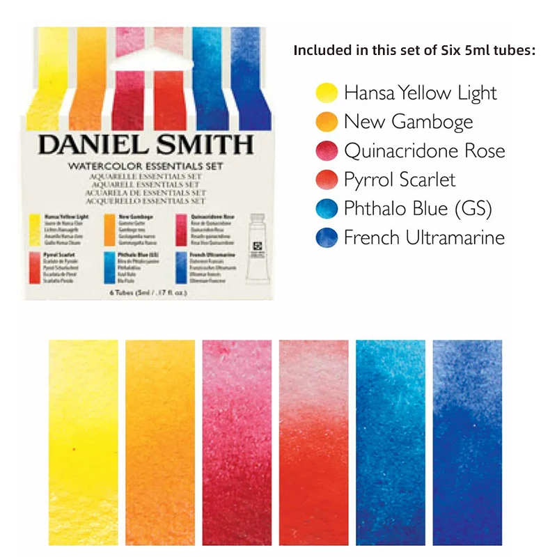 Watercolor Paint Set 5ML American Daniel Smith Watercolor Paint Alvaro Jansen Chows Master Artist Set PrimaTek Essentials Water Color Tube Sets