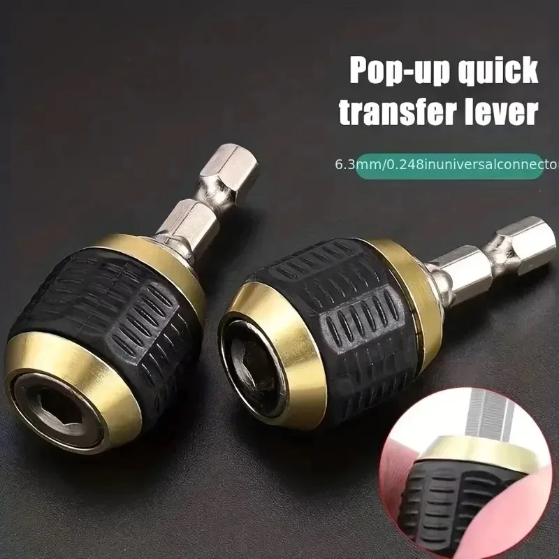 

1 шт. сверлильный патрон, отвертка, драйвер удара, 1/4 дюйма, сверло с шестигранным хвостовиком, инструмент для быстрой замены, переходник, инструмент