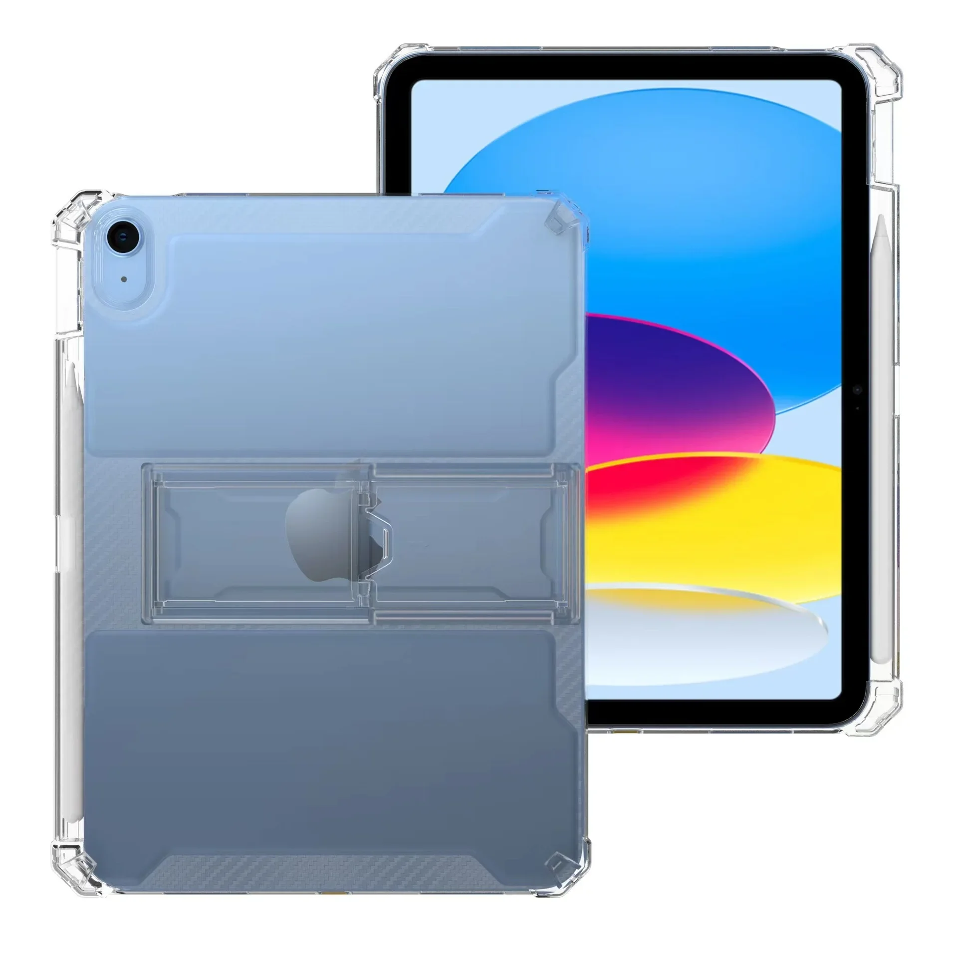 Clear Protective Stand Case for Tablets - Sleek and Versatile Soft Cover