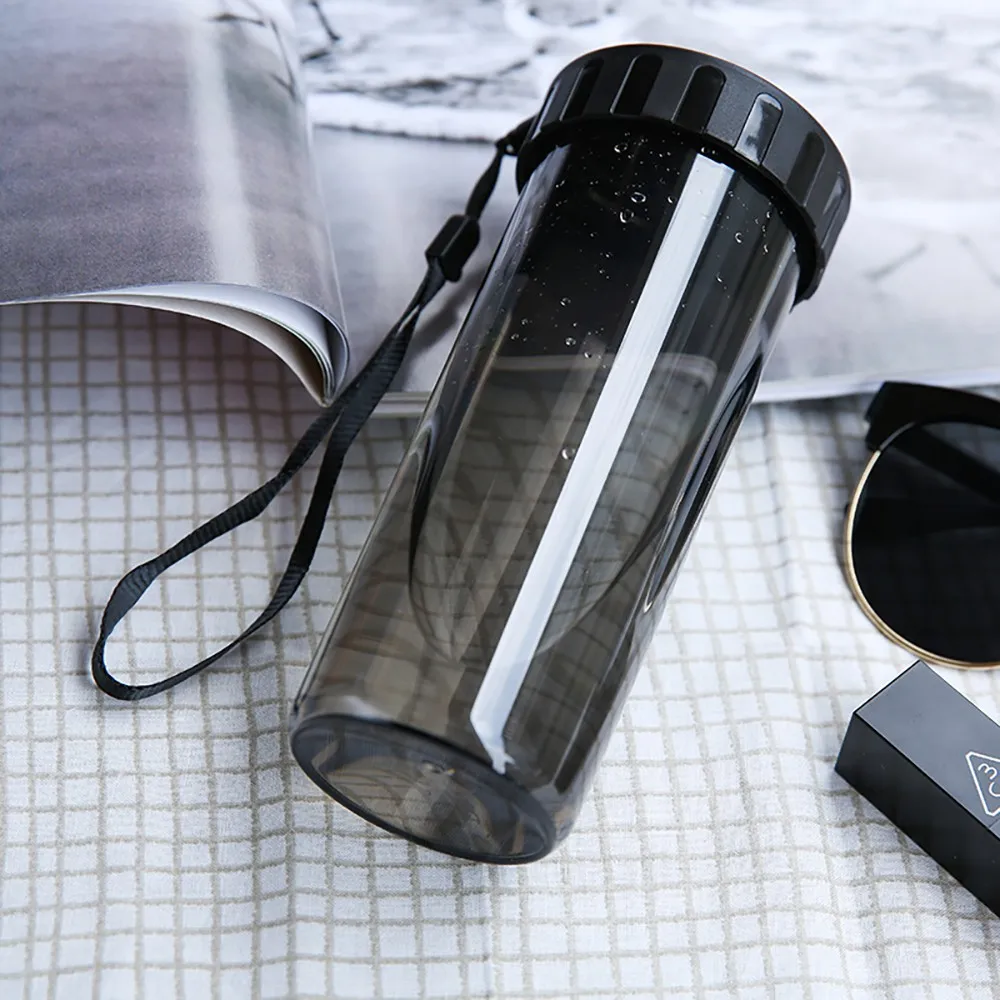 Portable 430ML Leak-Proof and Drop-Resistant Minimalist Water Cup in Solid Color