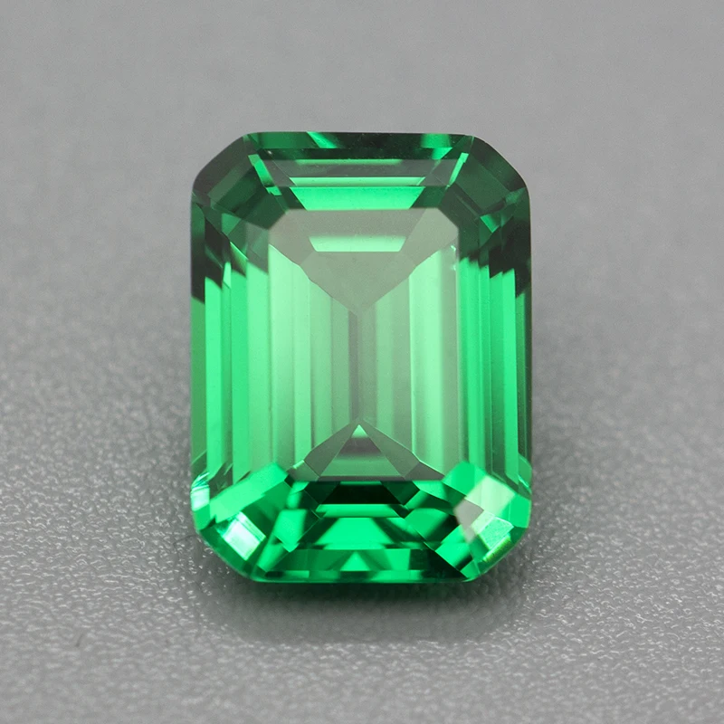 Emerald Green Lab-Created Yttrium Aluminium Garnet Stones - Emerald Cut Gems