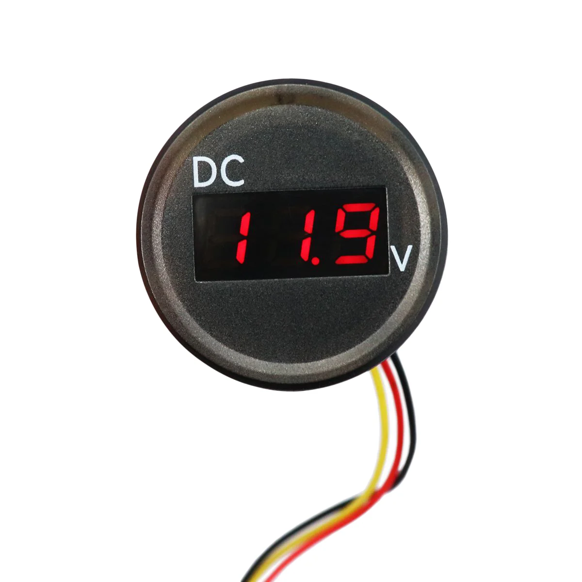 

0-100V IP67 Waterproof Digital LED Motorcycle Voltmeter Voltage Gauge (Black)