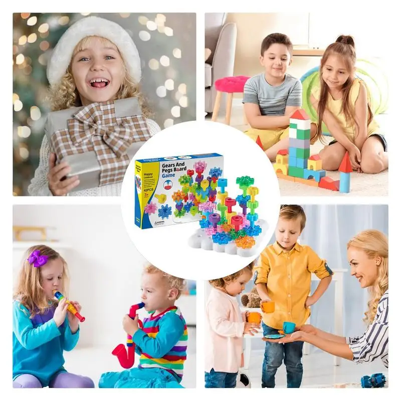 Building Blocks For Kids Interactive Stacking Games Educational Multi-Functional Puzzle Toys For Children Boys Girls Birthday
