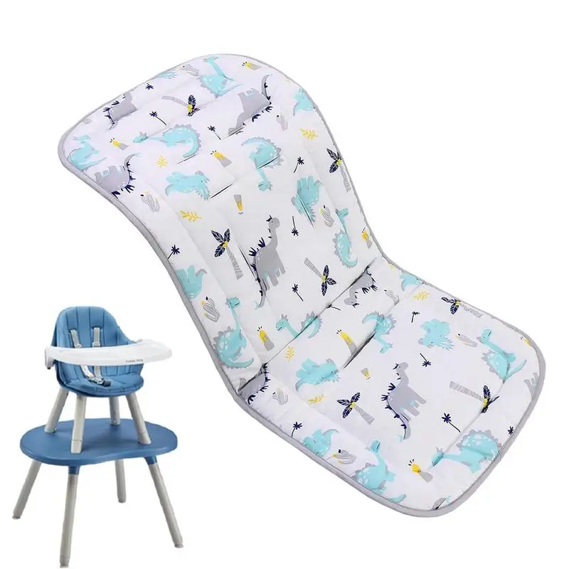

Pram Liner Soft Cotton Seat Liner Protector For Stroller Breathable Adjustable Double Sided Seat Pads For Stroller Pushchair