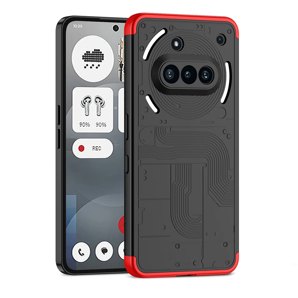 Premium Shockproof Matte Phone Case – Durable 3-in-1 PC Protection Cover