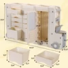 AOOU Kids Toy Organizers and Storage Bins, Multi-Layer Storage Cabinet Organizer, Multipurpose Bookshelf and Toy Box 2