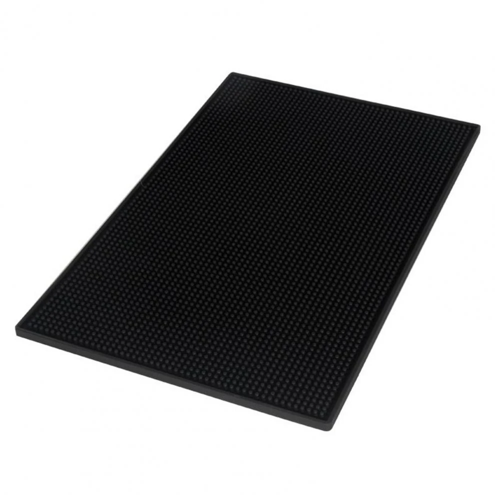Useful Glass Table Mat Anti Scalding Bar Mat Non Slip Rectangular Rubber Bar Mat Waterproof