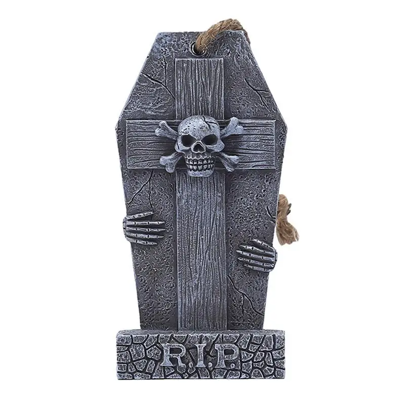 

Gravestone Pendant Signs Ornament Sign With Spooky Tombstone Outdoor Home Decor Products For Living Room Bedroom Garden Lawn