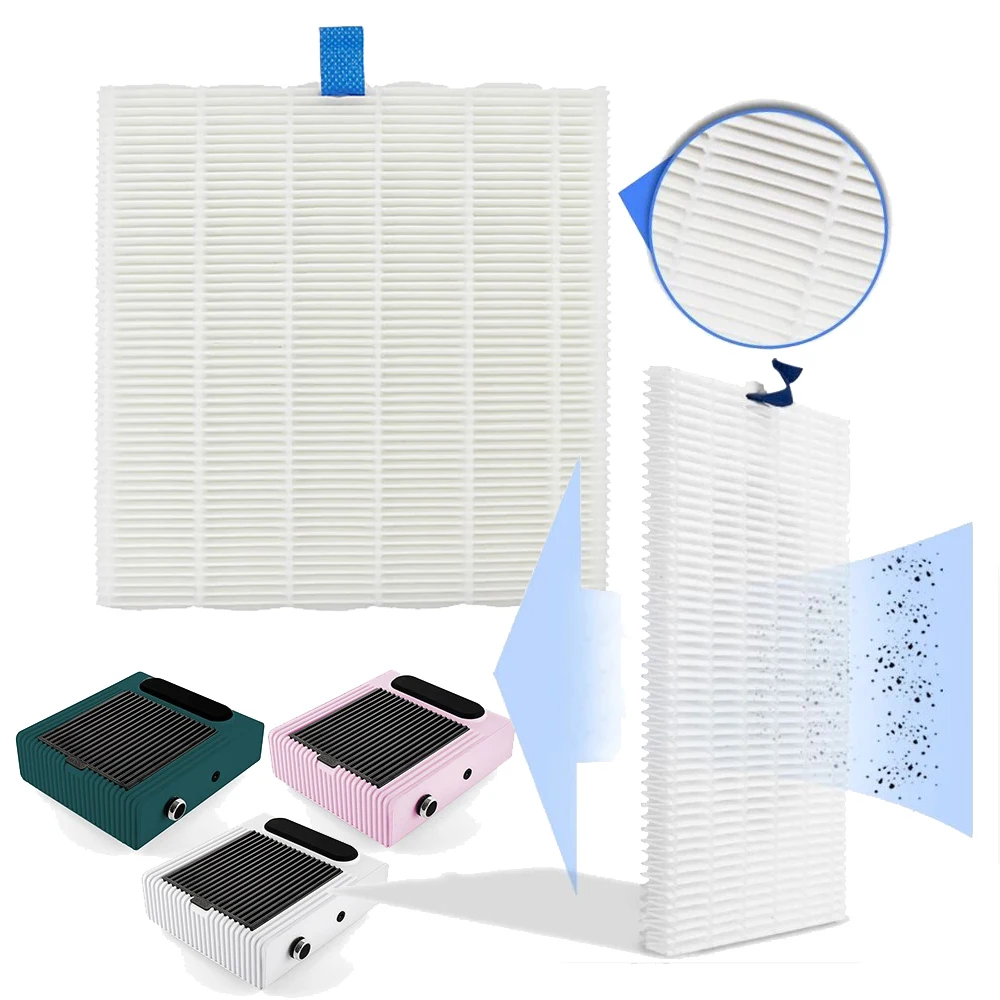 858-1 기존 네일 집진기 필터 180W/150W 네일 진공 청소기 먼지 스크린 플레..