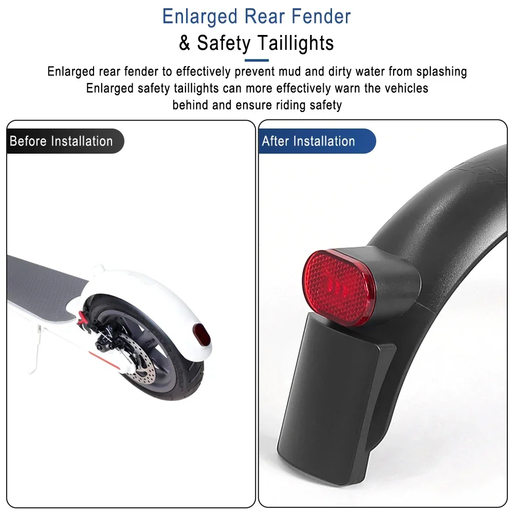 Description Picture 4 of itemFor Iconic Brand KickScooter Mi3 Electric Scooter Modifited Rear Suspension Kit Rear Shock Absorption Fender Light Accessories