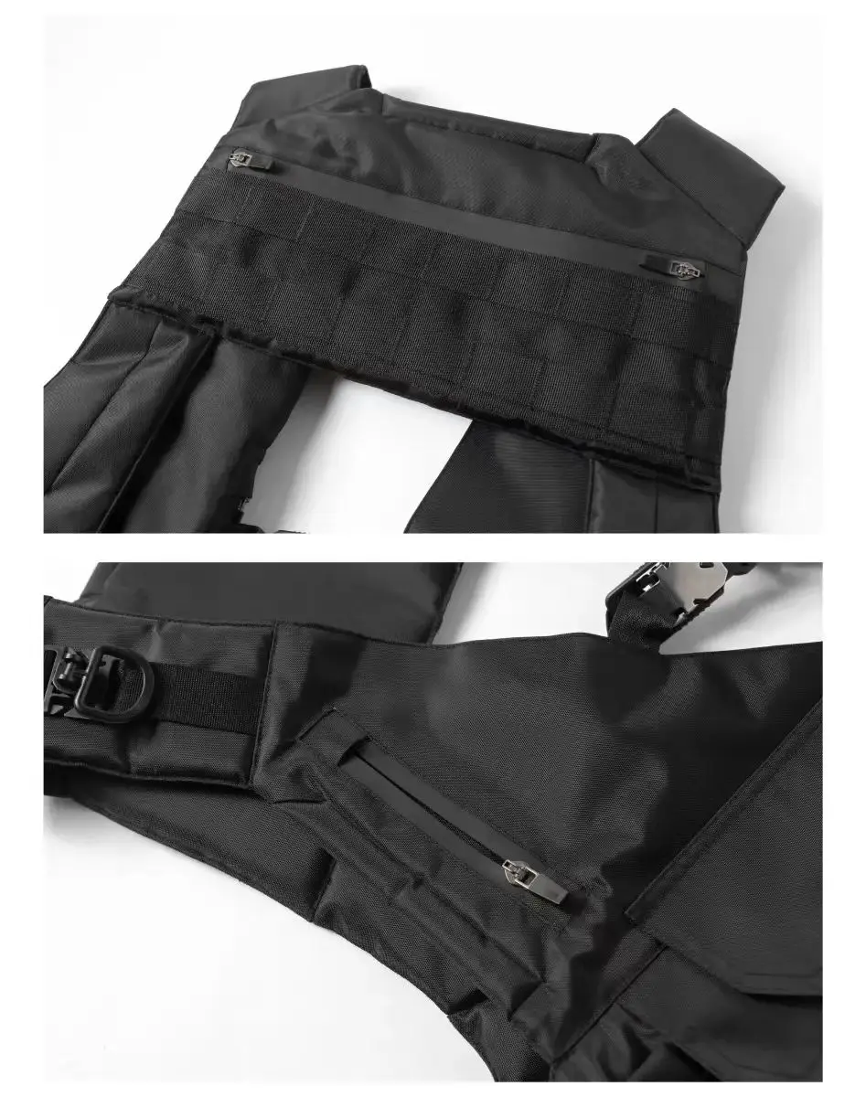 Silenstorm 23aw Urban commuting functional vest back molle magnetic buckle multiple pockets techwear gorpcore