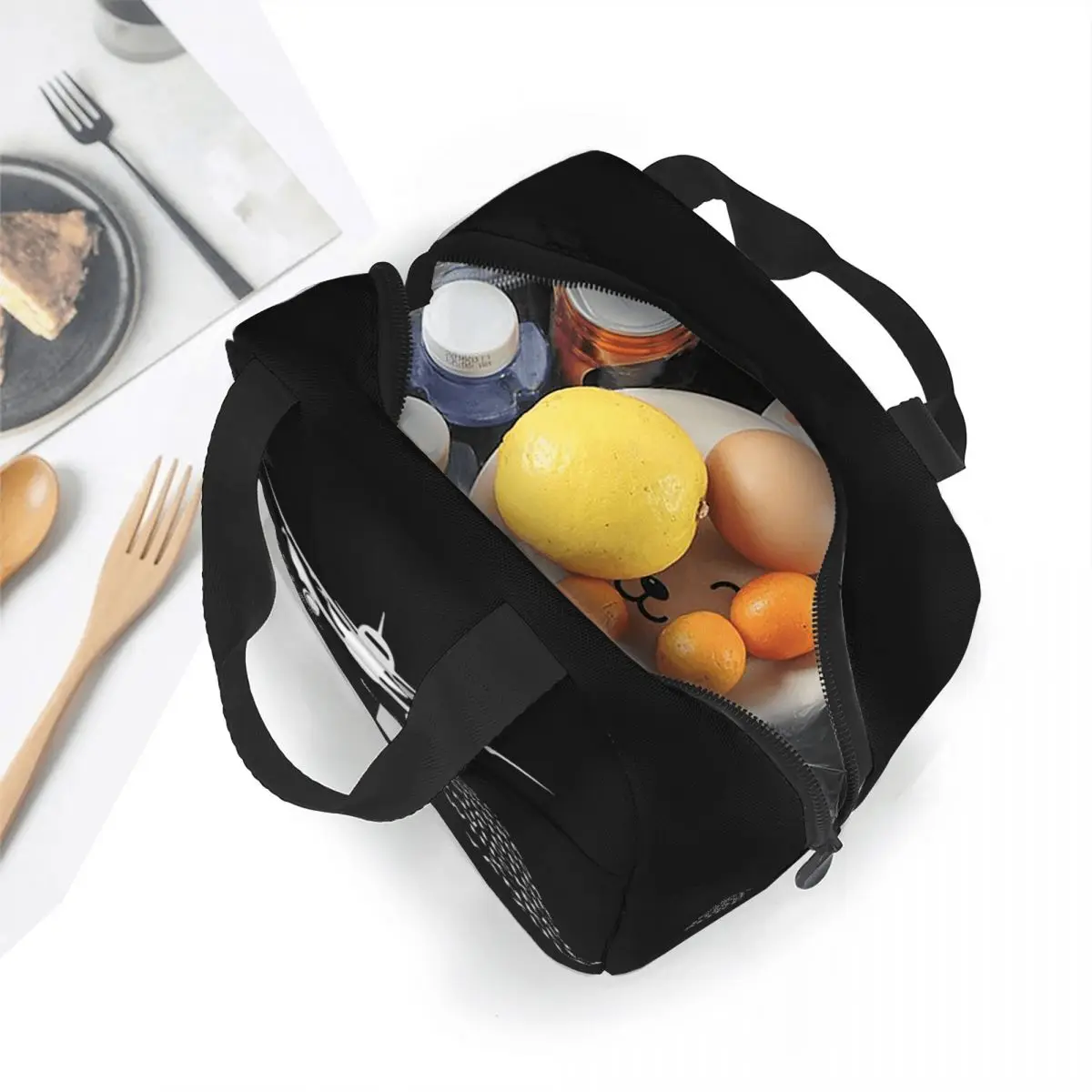Airplane Phonetic Alphabet Pilot Gift Insulated Lunch Bag Thermal Bag Lunch Container Aviation Plane Fighter Tote Box