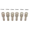 6mm Low Pressure Fine Atomization Nozzles 0.15~0.8mm Brass Misting Sprayers Irrigation Disinfection Cooling Fog Nozzles 2