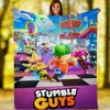 HOT Game S-S-Stumbles Guys Sofa Blanket Luxury Knee Blanket King Size Warm Blankets for Cold Fluffy Soft Blankets Throw Bed Nap 1