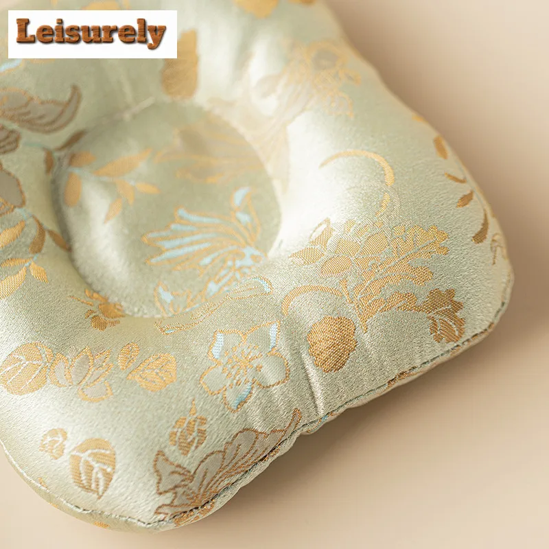 Chinese Style Fabric Coasters Retro Cup Mat For Coffee Cups Saucer Heat Insulation Placemats Teacup Base Chinese Tea Set Gifts