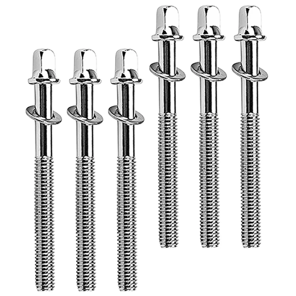 

6pcs Bass Drum Tension Rods Drum Parts Replacement Tension Lug Screws for Bass Drum