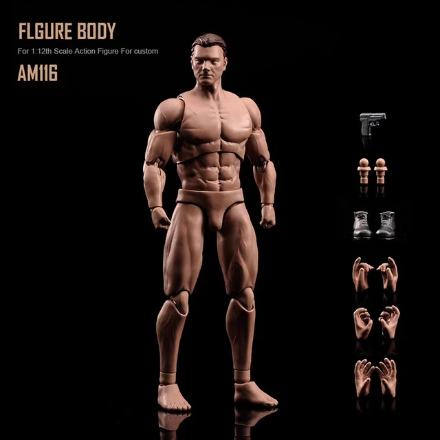 Figure Body Scale 1/12 Inches  1/12 Scale Figure Male Vtoys - New 1/12  Scale Clothes - Aliexpress