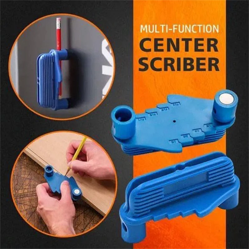 

Center Line Gauge Finder Center Scriber Carpenter Woodworking Tools Marking Centerline Gauge Wooden Mark Marker Locator Scribe