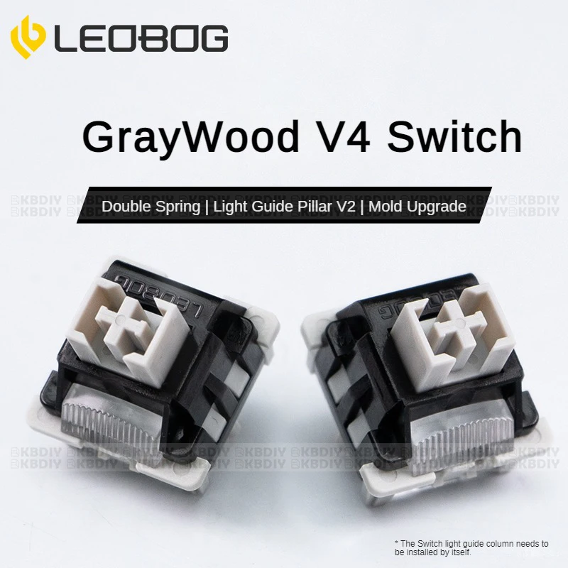 LEOBOG-Linear POM HIFI Switches, Custom Kit Teclado