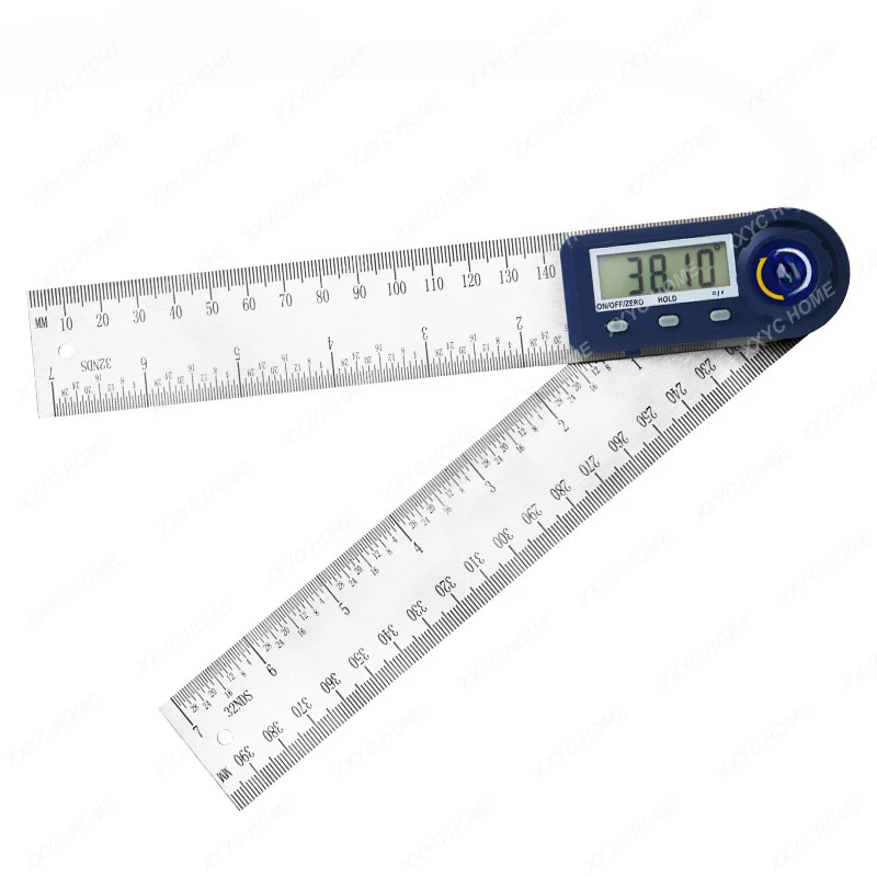 

0-200 mm 7'' Digital Protractor Angle Ruler Electron Goniometer Protractor Inclinometer Angle Meter Measuring Tools