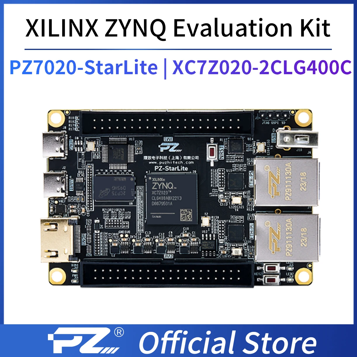 

Hot selling xilinx fpga evaluation board Puzhi PZ7020-StarLite with Connectors Evaluation Kit ZYNQ 7000 FPGA Development Board