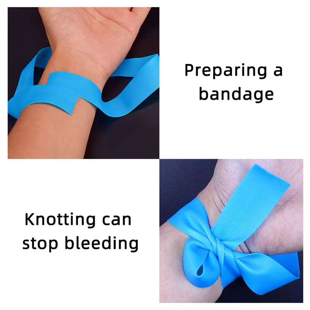 1 Roll Disposable-Tourniquets Elastic-TPE Tourniquets Latex-Free Tourniquets First-Aid for Outdoor Camp Survival