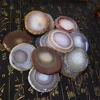 Magical Natural Agate Slice Quartz Crystal Wafer Mineral Healing Gemstone Home Office Degaussing Decorative Coasters, Palettes 4