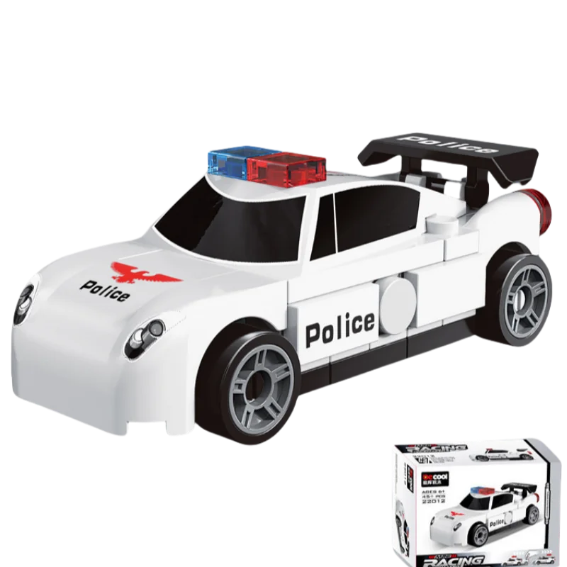 Racing Car & Vehicle Building Block Set