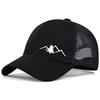 Fashion Mountain Embroidery Baseball Cap Summer Breathable Mesh Caps adjustable Hip Hop Trucker Hats Men Women Outdoor sun Hats 2