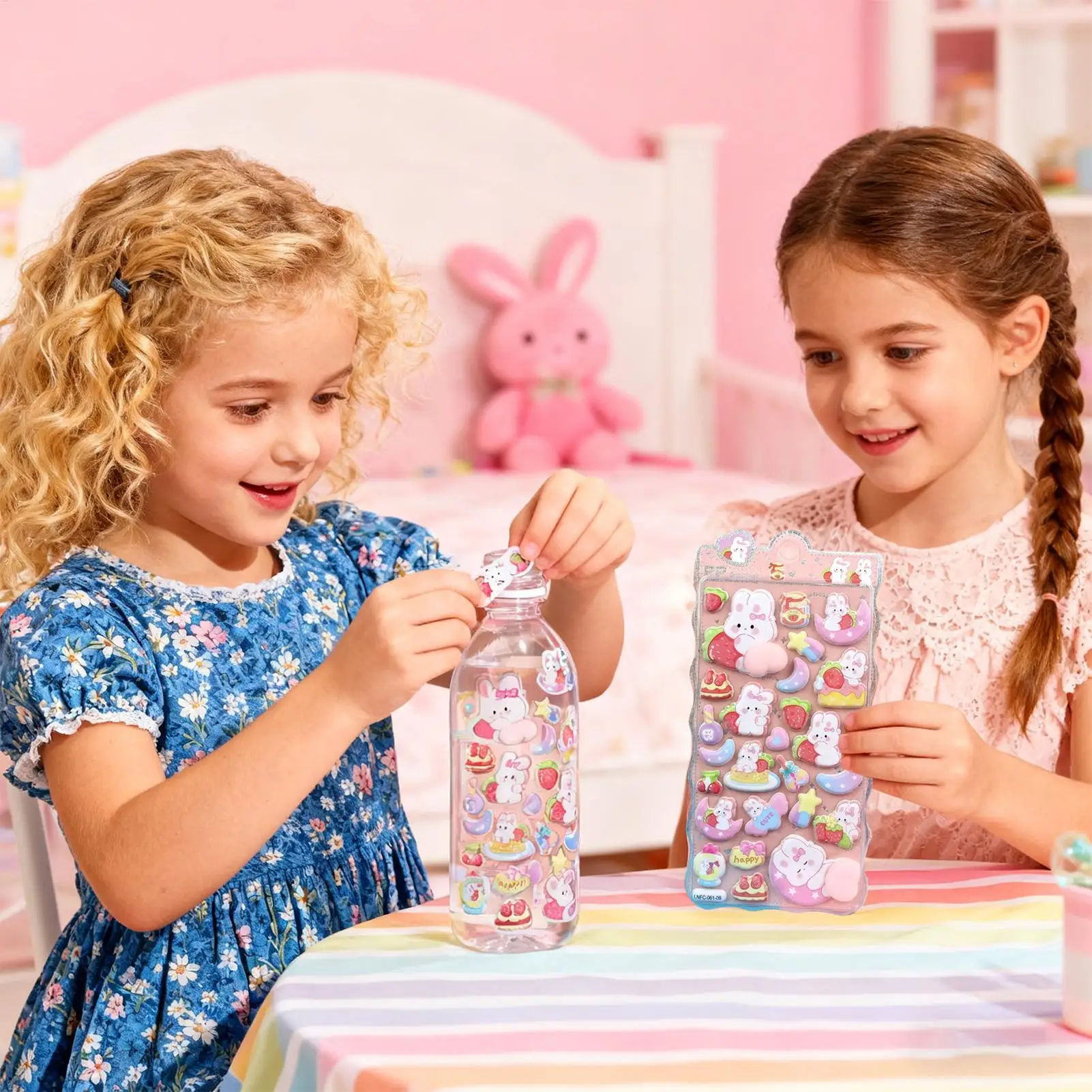 Stickers 3D Animal Sticker Decorations 2 Sheet Decorative Decals For Scrapbooking Phone Case Notebook Laptop Craft Kids Boys