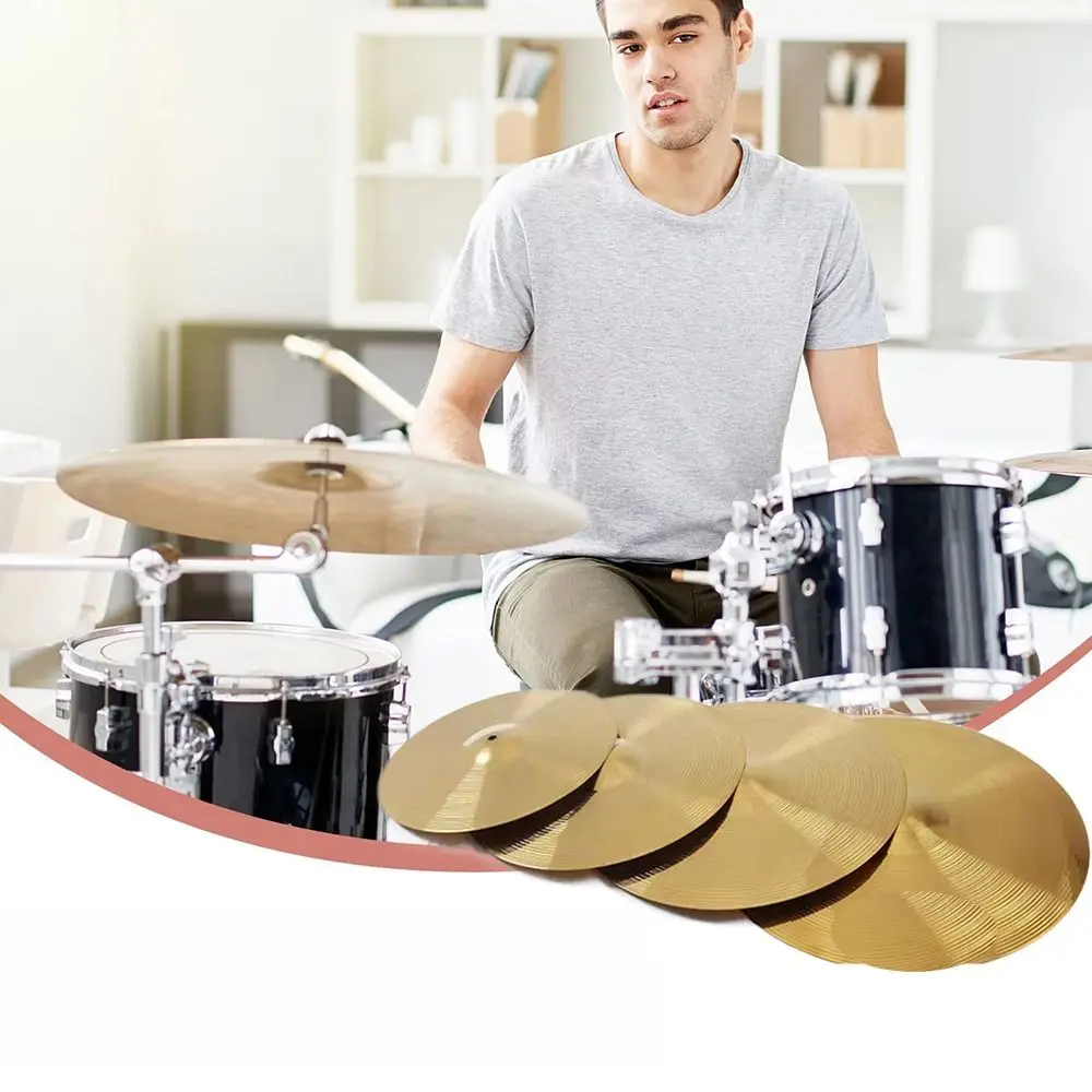 Drum Brass Cymbals Percussion Splash Crash Hi-Hat Cymbal Jazz Drum Musical Instrument Accessories