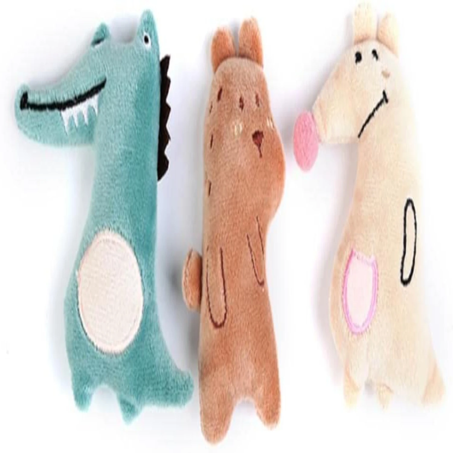 1/6 Pcs Catnip Toys for Indoor Cats Interactive, Funny Kitten Toy Cat Chew Toy, Gift for Cat Lovers, 6 Cute Animal Shapes Design