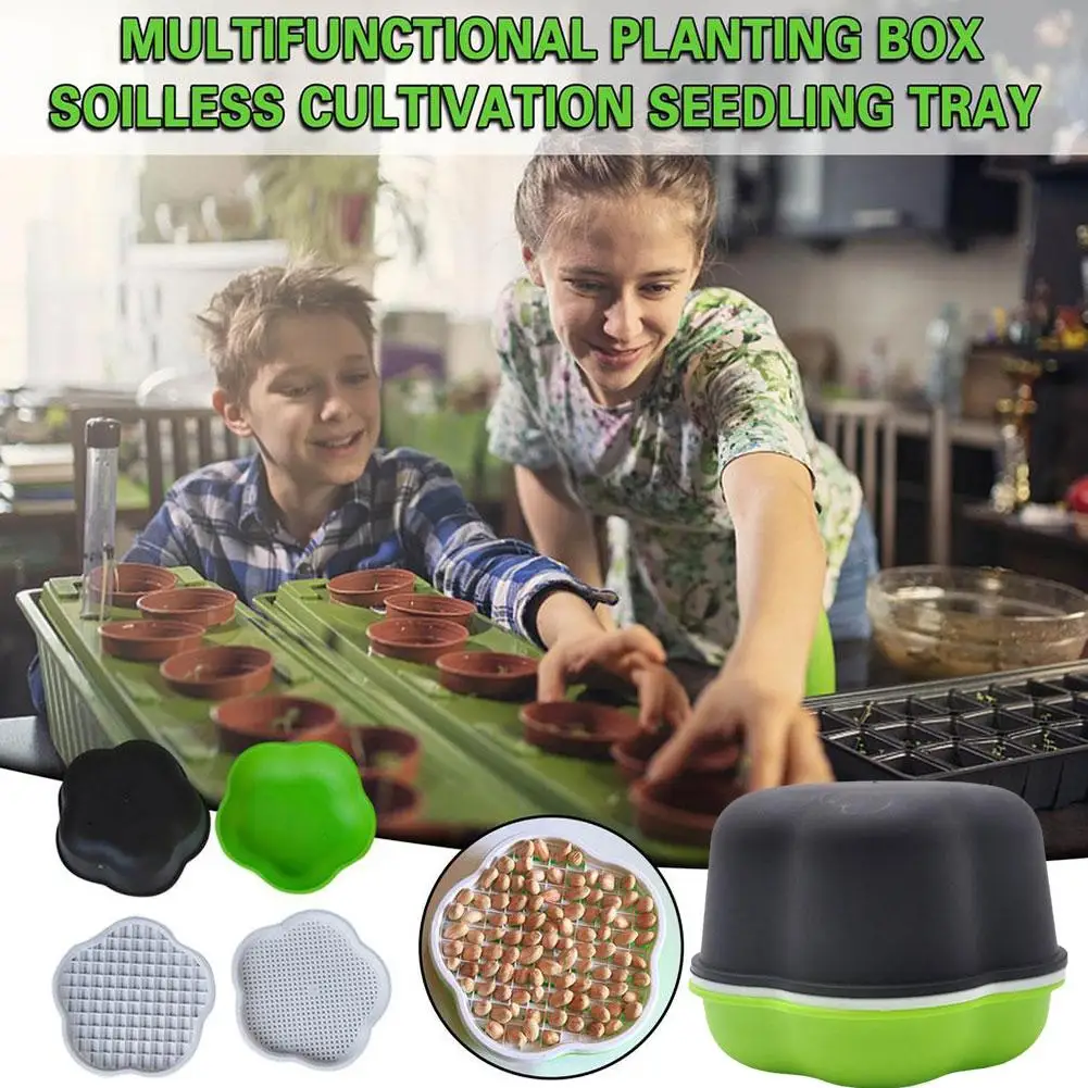 Microgreens Sprouter Tray Hydroponic / Sprouting Tray For Sprout Horticultural Hydroponic Systems Garden Nursery Potted Mic