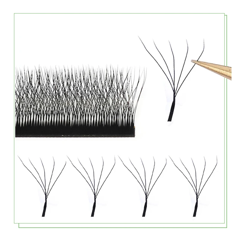 MARIA 5D Volume Easy Fan Eyelash Extensions - Natural Soft Wholesale Collection with Private Logo, 12 Rows