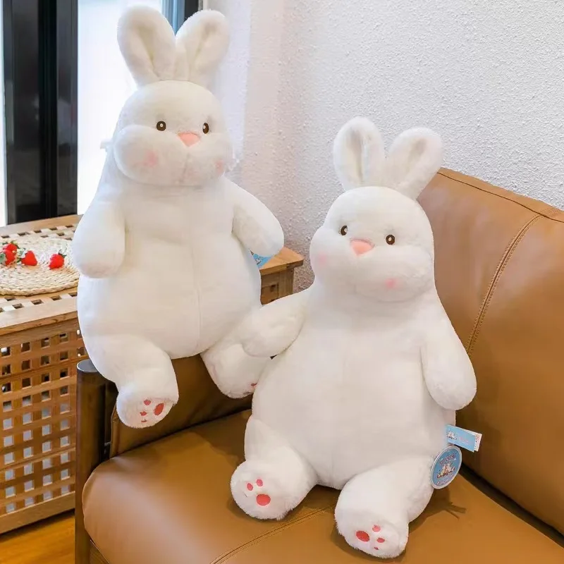 Big Stuffed Animal Rabbit Kawaii White Bunny Doll Big Ears Rabbit