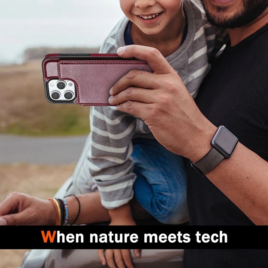 Leather Phone Case With Rfid Blocking For Iphone Models_voghion.com