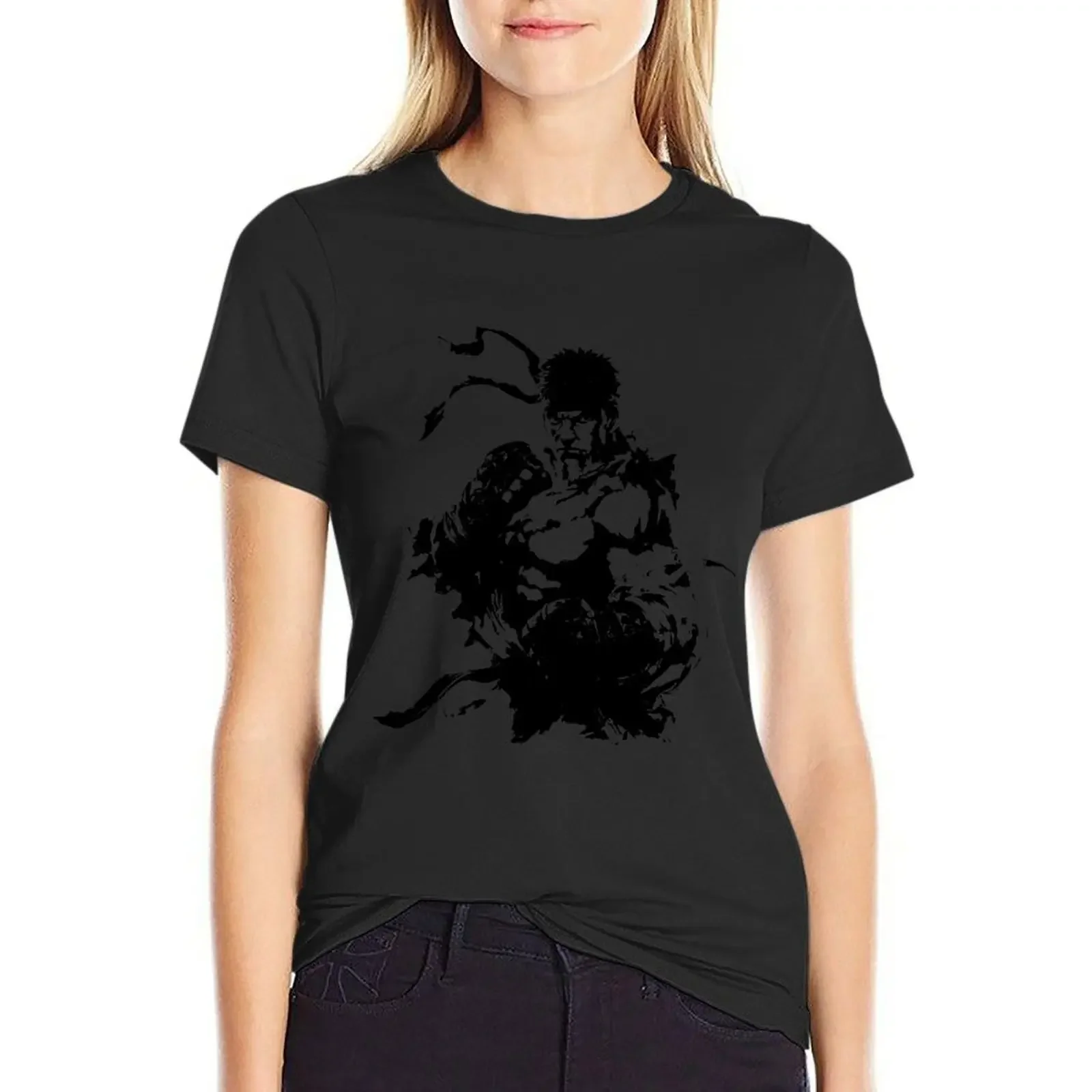 

Ryu T-Shirt summer top cute clothes Top Women