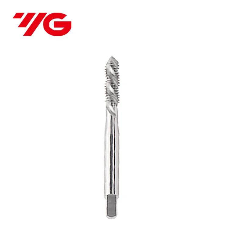1PCS YG HSSE 미터법 왼쪽 나선형 플루트 탭 M2M2.5M3M4M M6M8M10M12M14M16 X0.45L X0.8L X1.5L 기계 주석 코팅 나사 스레드 탭