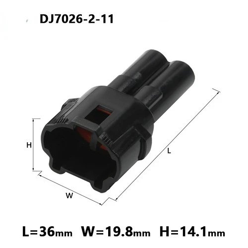 Prise Automobile Haute Puissance 7.8 Mm 2 Broches – Connecteur Pour Haut-parleur, Navigation, DJ7026