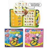 New English Cartoon Point Reading Book Children Early Education Finger Touch Learning Language Multifunctional E-book Toy Gift 2