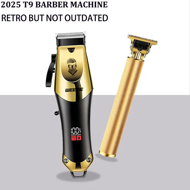 58660-4e8e3a.png USB Hair Clipper Kit for Men / LCD Display,| Body/Hair/Beard Trimmer | Fast Charge & Travel Grooming Set for Home/Holiday Use