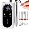 NEW Professional 45000RPM Electric Portable Nail Drill Machine Rechargeable Low Noise Nail Sander File for Manicure Salon Tool 2