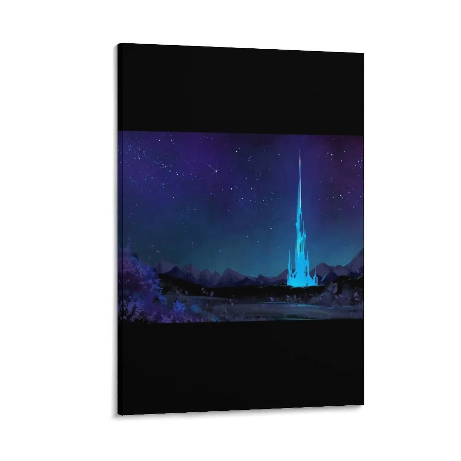 

Lakeland at Night Canvas Painting aesthetic room Decorative painting for bedroom canvas wall art
