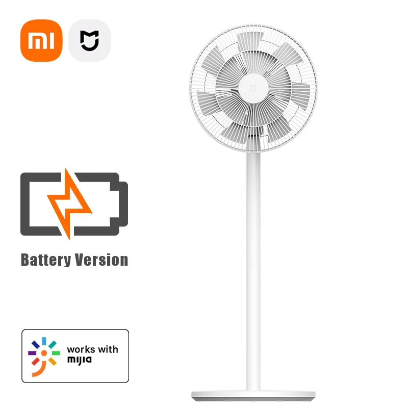 Wireless Floor Fan XIAOMI MIJIA Smart DC Inverter 2 Battery Version Home Energy Saving Silent APP Remote Control