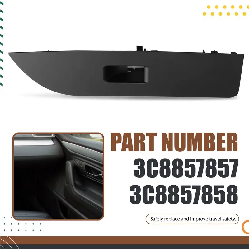 차량용 윈도우 컨트롤 패널 윈도우 글래스 리프트 스위치 커버 3C8857858 3C8857857 VW CC 2010-2018용