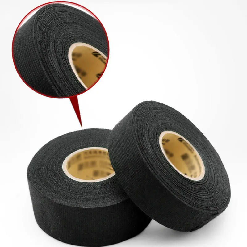 adhesive cloth tape 15 Meter Heat-resistant Flame Retardant Tape For Car Cable Harness Wiring Loom Protection Width 9/19/25MM