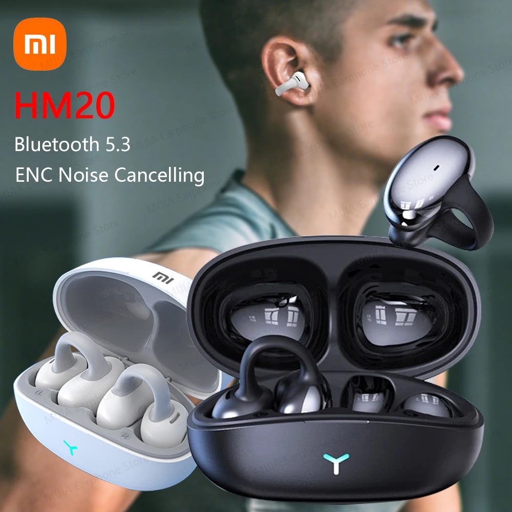 Xiaomi Mijia Ear Clip Headset ENC Open Ear Wireless Bluetooth